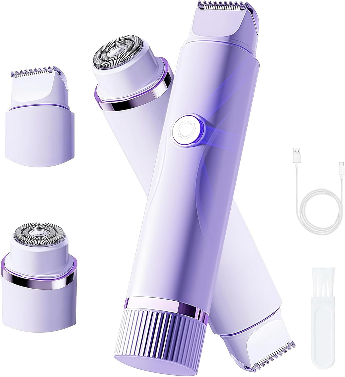 Women’s Bikini Trimmer 2-in-1 – Rechargeable Body & Bikini Hair Trimmer for Smooth, Easy Grooming