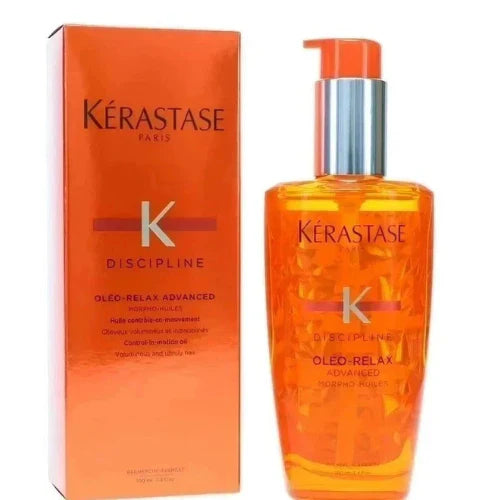 Anti-Frizz Hair Smoothing Oil Serum for Dry Frizzy Hair Heat Protection Shine Control 100ml