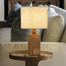 14 Inch Black Rechargeable Table Lamp – Cordless LED Touch Lamp with Fabric Shade, Stepless Dimming & USB Nightstand Light