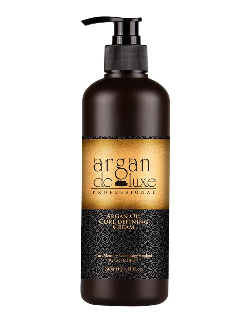 Argan De Luxe Curl Defining Cream 240ml – Moisturizing Curl Cream for Defined, Smooth & Frizz-Controlled Curly Hair