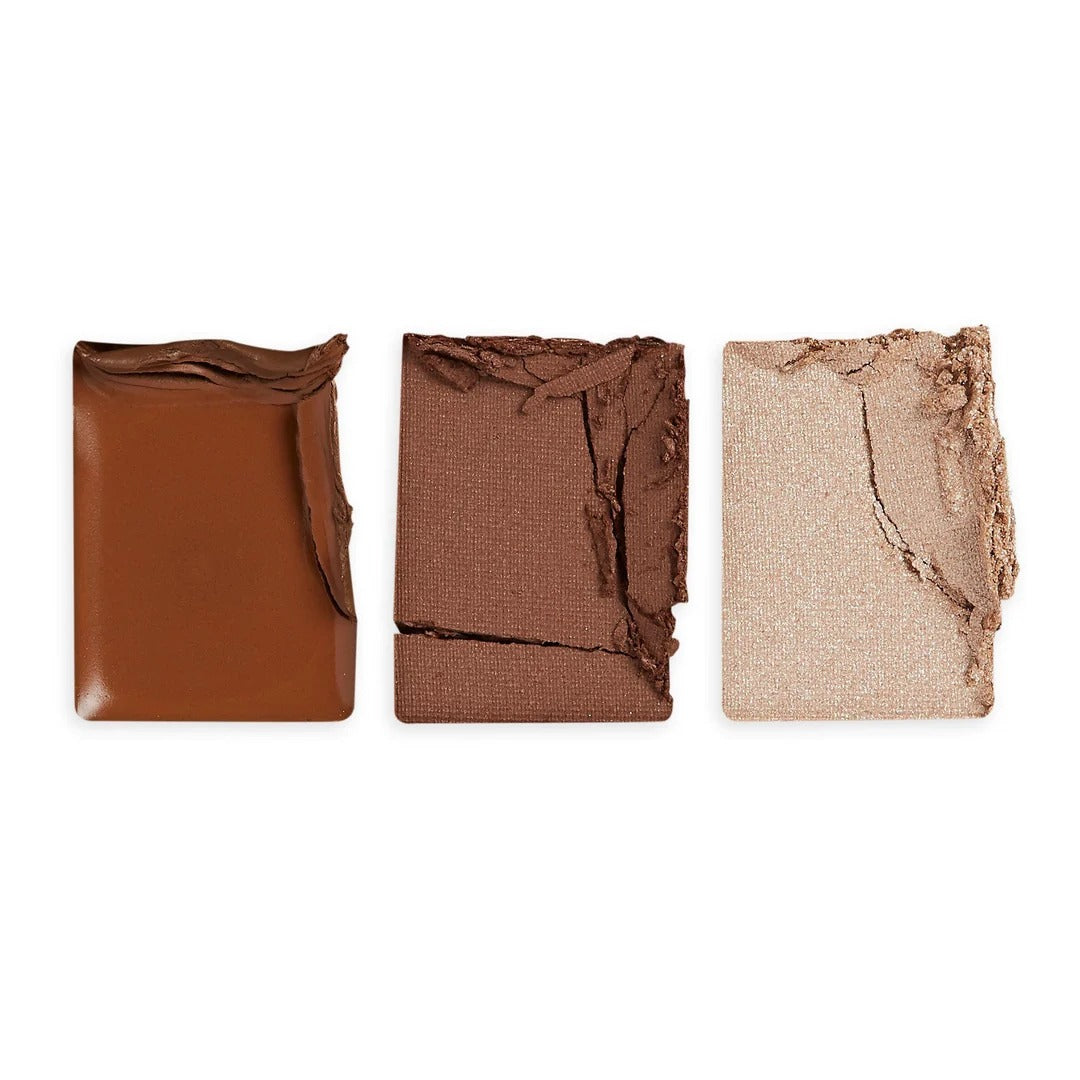 Makeup Revolution Brow Sculpt Kit Medium – Eyebrow Shaping & Defining Makeup Kit, Long-Lasting Brow Styling