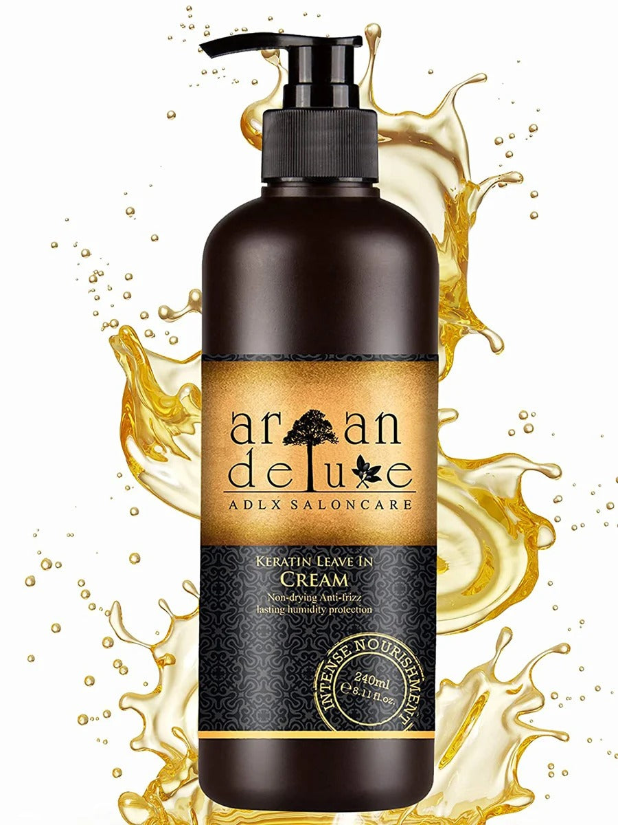 Argan De Luxe Curl Defining Cream 240ml – Moisturizing Curl Cream for Defined, Smooth & Frizz-Controlled Curly Hair