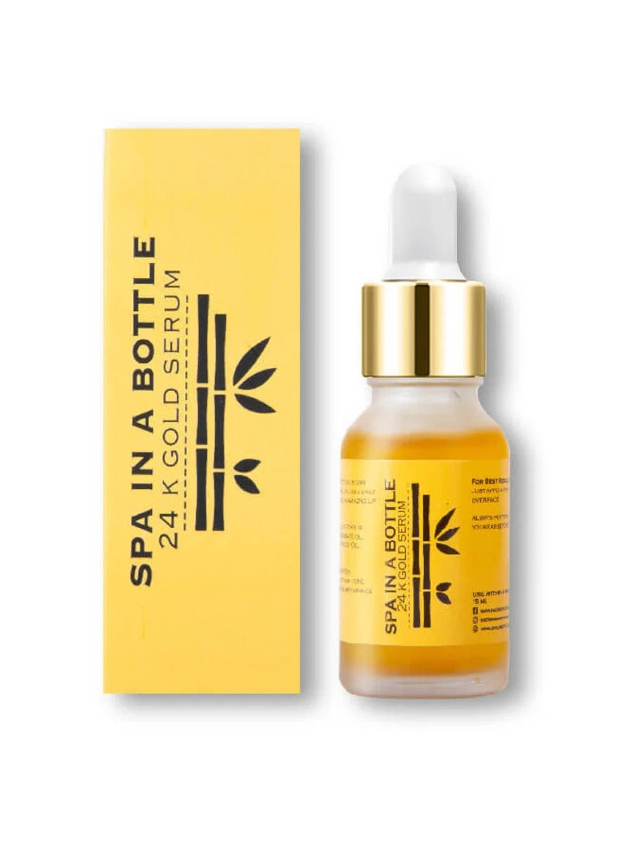 Spa In 24K Gold Serum 15ml – Luxury Facial Serum for Hydrated, Radiant & Smooth-Looking Skin