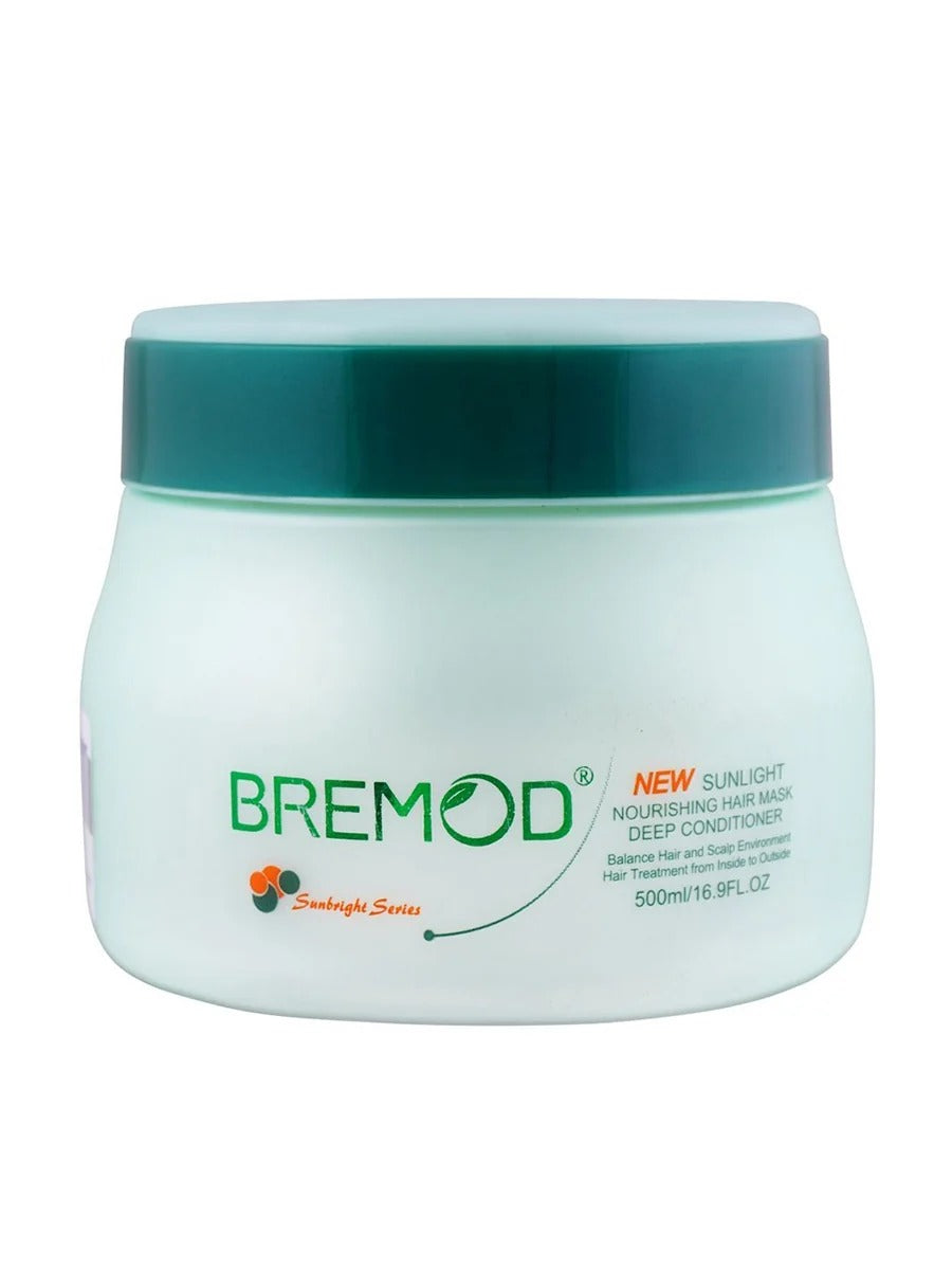 Bremod Sunlight Nourishing Hair Mask Deep Conditioner 500ml – Intensive Hair Treatment for Dry, Damaged & Dull Hair