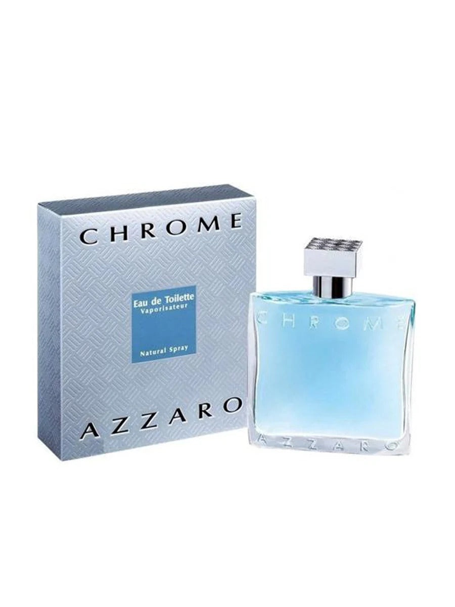 Azzaro Chrome Eau de Toilette for Men 100ml – Fresh Aquatic Citrus