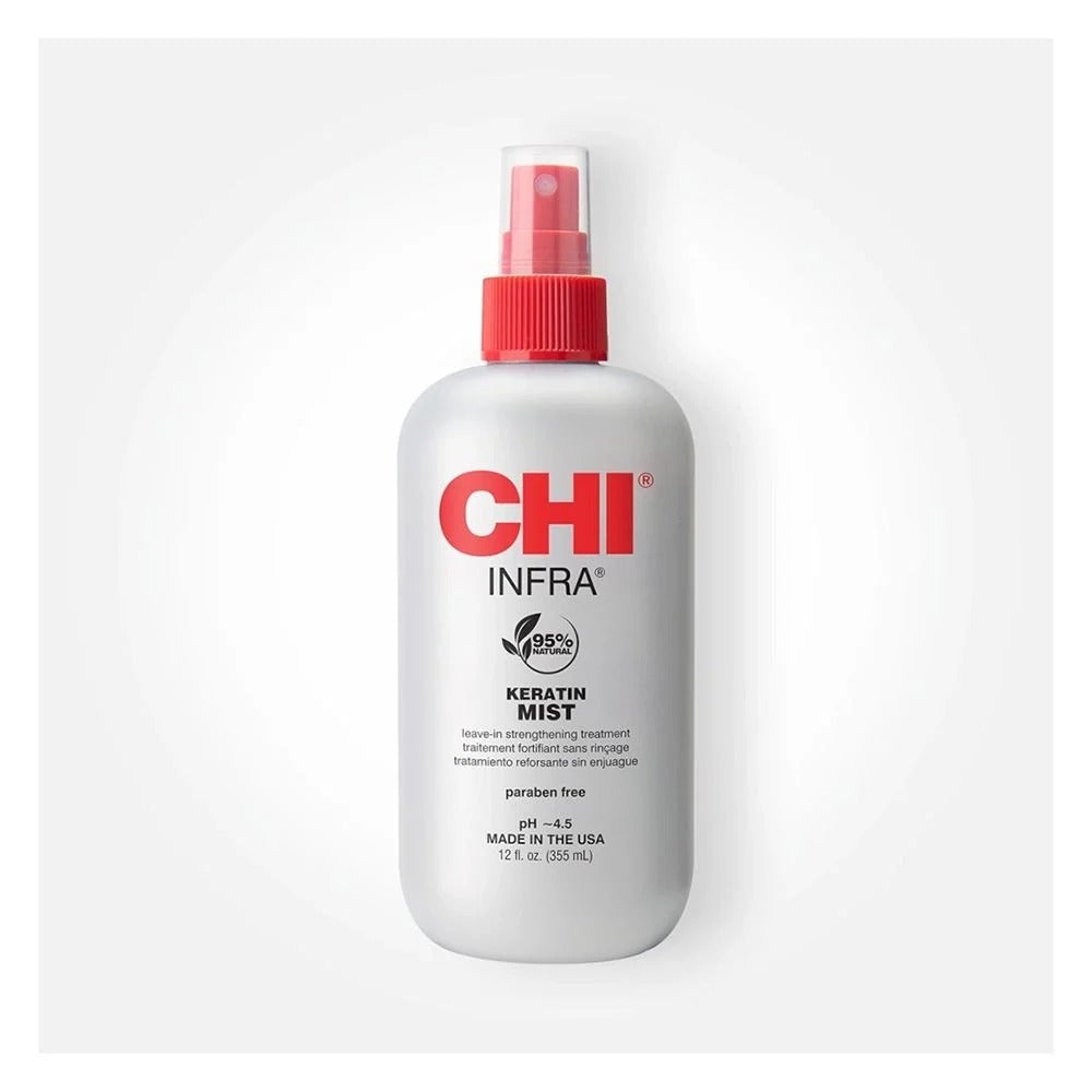 CHI Keratin Hair Mist 355ml – Keratin Leave-In Hair Treatment Spray for Smoother, Softer & Frizz-Controlled Hair