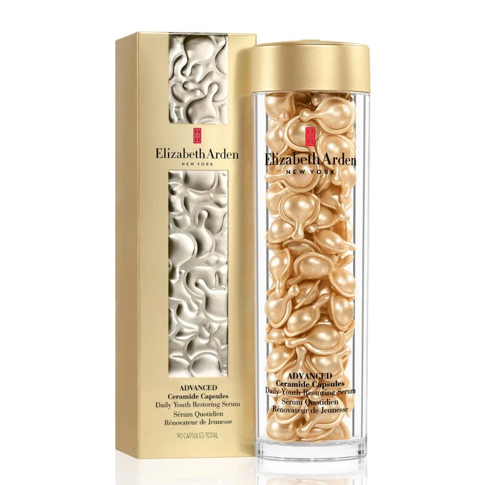 Advanced Ceramide Youth-Restoring Serum Capsules – Daily Anti-Aging Facial Treatment – 90 Capsules